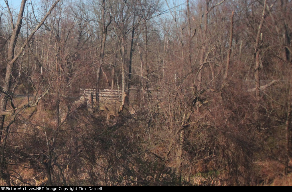 Former railroad bridge part of the Pennypack trail now